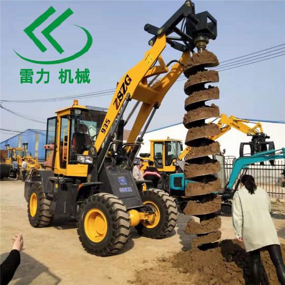 挖機帶式螺旋打樁鉆孔機定制